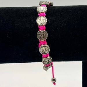 Pink Christian St. Benedict Bracelet